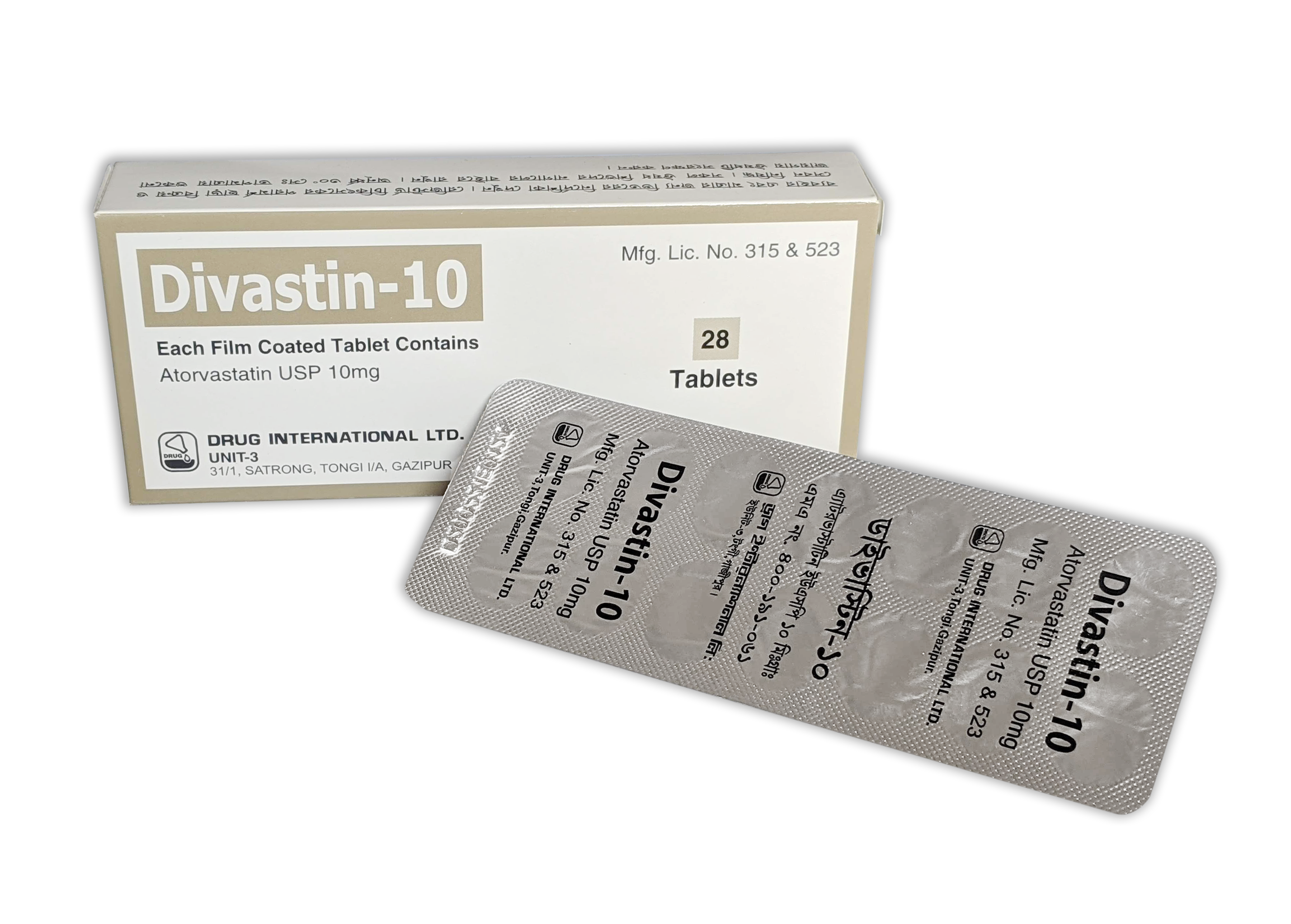 Tablet Divastin  10mg (28 pcs)